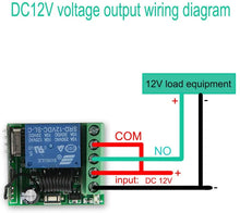 Load image into Gallery viewer, DC 12V 1CH 433Mhz RF Relay Smart Wireless Remote Control Light Switch, 2 Transmitters with 2 Relay Receiver