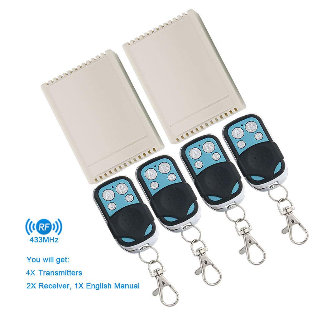 Programmable Four-channel Universal Key Fob - 433MHz