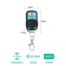 Load image into Gallery viewer, 4 CH AC DC12V 24V 433MHz Remote Relay Module Wireless RF Switch,5 Transmitter and 1 Receiver