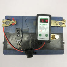 Load image into Gallery viewer, KTNNKG DC 12V 240A Remote Battery Disconnect Switch with LED Digital Voltmeter Display,Smart Voltage Control Battery Kill Switch with Fuse