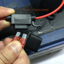 Load image into Gallery viewer, KTNNKG DC 12V 240A Remote Battery Disconnect Switch with LED Digital Voltmeter Display,Smart Voltage Control Battery Kill Switch with Fuse