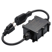 Load image into Gallery viewer, KTNNKG Waterproof Remote Control Power Strip, Watertight Electrical Box with 30amps Remote Relay Receiver,Outdoor Weatherproof Smart Switch,ac 90-250V