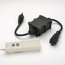 Load image into Gallery viewer, KTNNKG Waterproof Remote Control Power Strip, Watertight Electrical Box with 30amps Remote Relay Receiver,Outdoor Weatherproof Smart Switch,ac 90-250V