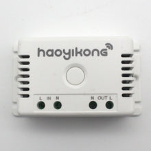 Load image into Gallery viewer, HAOYIKONG 1CH Remote Relay Power Switch,AC110V 220V ,Max Load 10amps,RF433.92Mhz