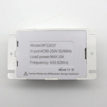 Load image into Gallery viewer, HAOYIKONG 1CH Remote Relay Power Switch,AC110V 220V ,Max Load 10amps,RF433.92Mhz