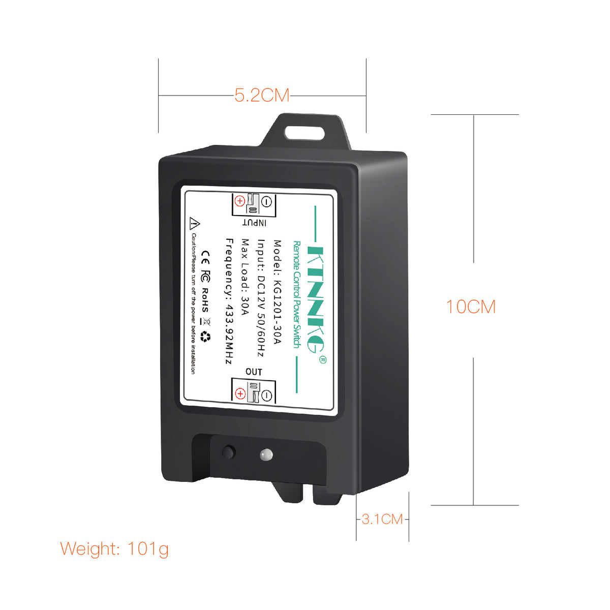KTNNKG DC 12 Volt Wireless Remote Control Sprayer Pumps Switch with SA